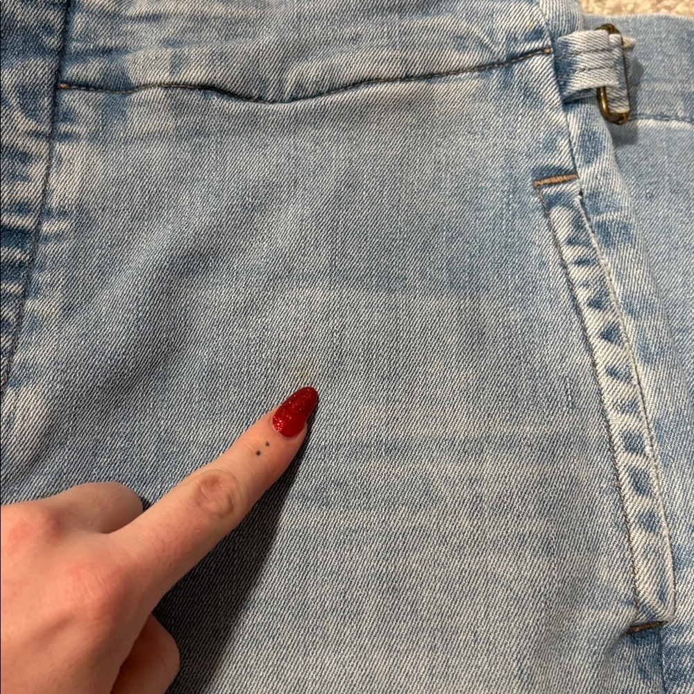 MOTHER Light Blue Cinch Greaser Ankle Jeans - Picture 5 of 13